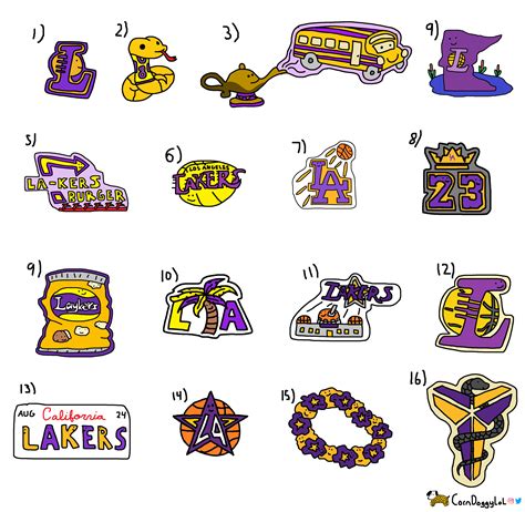 Which Lakers Drawing Do You Like? : r/lakers