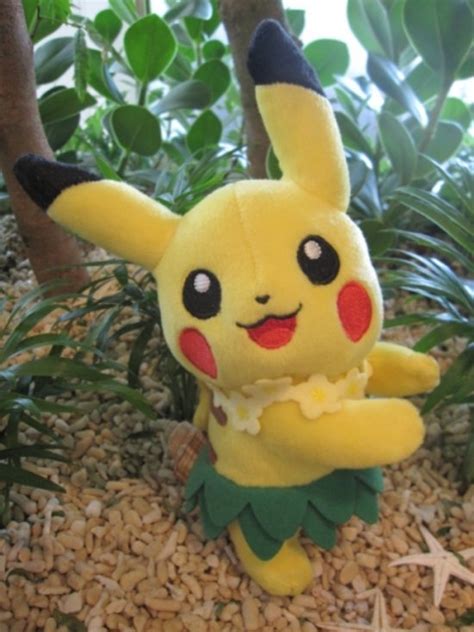 Hula Pikachu plush. This doll was originally only... - Tiny Cartridge ...