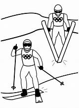 Olympic Skiing coloring Page  Download Print Or Color Online For Free sketch template