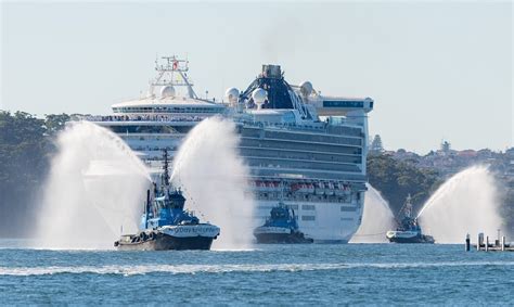 Maiden Arrival Of P&O Cruises Australia’s Beautiful Pacific Encounter