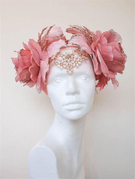 Pink Flower Crown, Pink Flowers, Flower Crowns, Rose Crown, Pink Fairy Crown, Pink Flower Dress ...