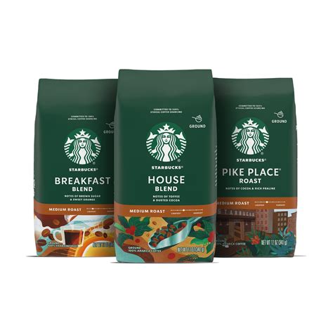 Buy Starbucks Medium Roast Ground Coffee—Variety Pack—3 bags (12 oz each) Online at desertcartUAE