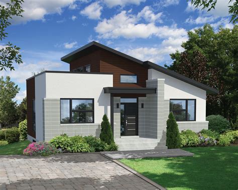 Bold and Compact Modern House Plan - 80775PM | Architectural Designs - House Plans