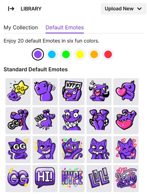 Default Emotes