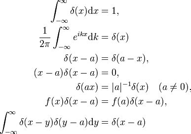 Dirac delta function - Knowino