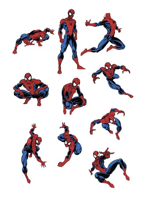 20+ Spider Man Comic Poses