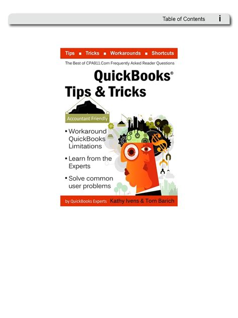 QuickBooks® Tips & Tricks - Book - Read Online