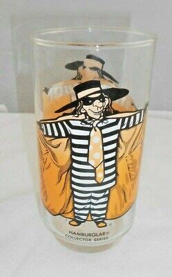 Vtg McDonald's Hamburglar 1970s Collectors Series Glass Libby Co | eBay