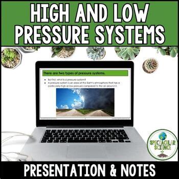 High and Low Pressure Systems Presentation & Notes by Spectacular Science