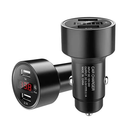 Car GPS Tracker Locator Real Time Tracking Device Dual USB Car Charger Voltmeter For Your Car ...