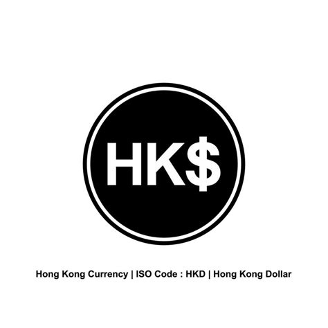 Hong Kong Currency, HKD, Hong Kong Dollar Icon Symbol. Vector ...