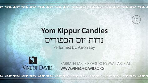 Yom Kippur Shabbat Candle Lighting Prayer Time | Americanwarmoms.org