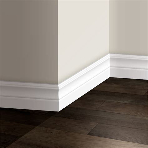 Metrie Colonial 3 1/4-in x 10-ft White Primed MDF Baseboard for ...