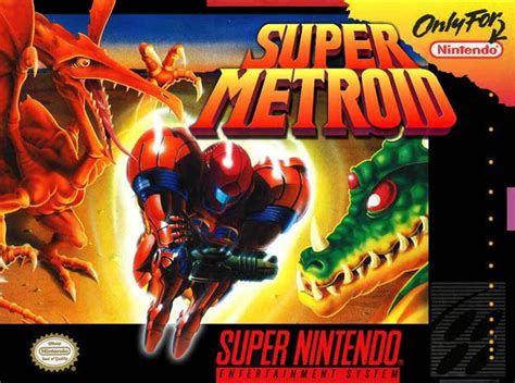 New Super Metroid Box Art | Metroid, Super metroid, Super nintendo