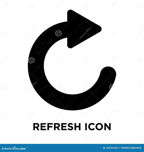 Refresh Icon Vector Isolated On White Background, Logo Concept O ...