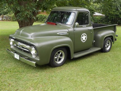 1953 ford F100 truck , rat rod , military ,custom