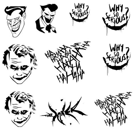 Printable Joker Stencil