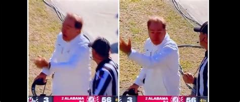 Nick Saban Has An Incredible Meltdown While Winning By 53 Points | The ...