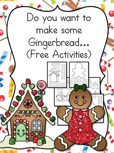 Gingerbread Man Cutout Template - and Lesson Plan!