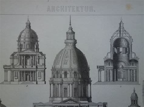 ARCHITECTURE Print St Paul's Cathedral Antique Pictures of - Etsy