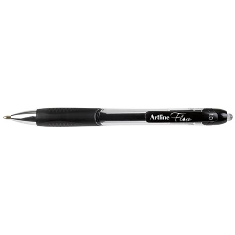 Buy Artline Flow Retractable Pen 1mm Black at Mighty Ape NZ