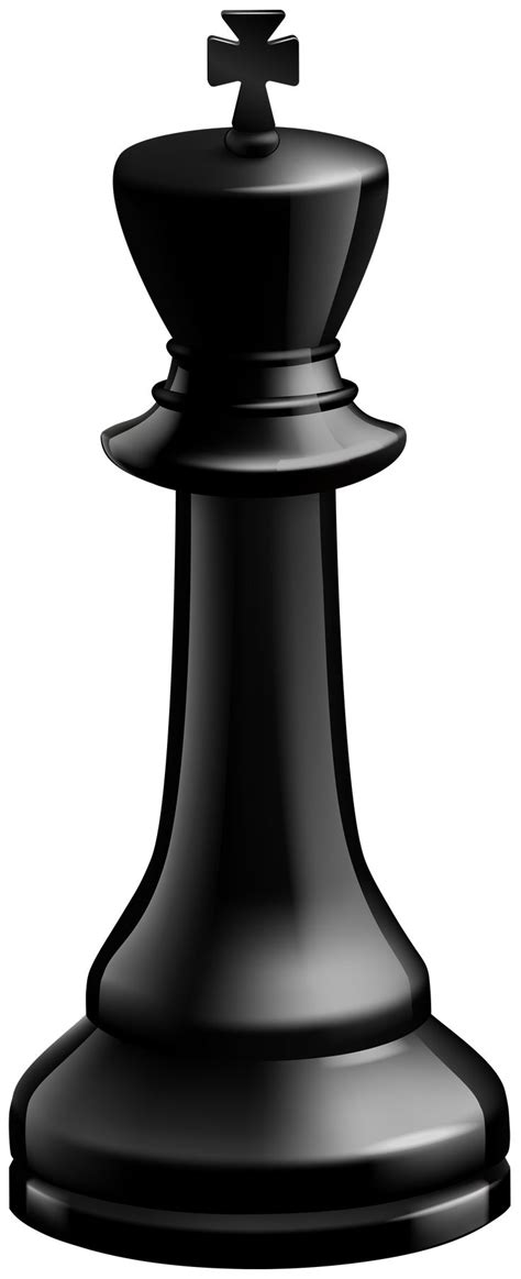 King Black Chess Piece PNG Clip Art