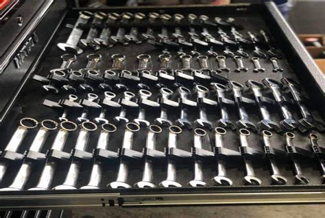 Angled Wrench Organizers | Wrench organizer, Tool box organization, Tool box