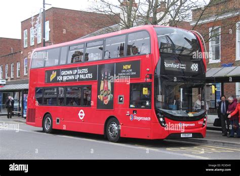 ADL ALEXANDER DENNIS ENVIRO 400 MMC NEW GENERATION 2015 DOUBLE DECK BUS OPERATING ON A ...