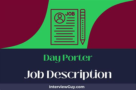 Day Porter Job Description [Updated for 2024]