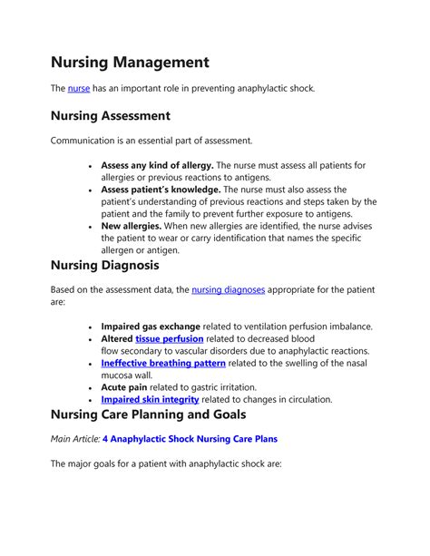 Nursing Management - Nursing Management The nurse has an important role ...