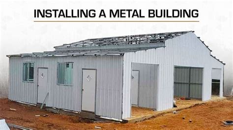 Installing a Metal Building - Boss Buildings