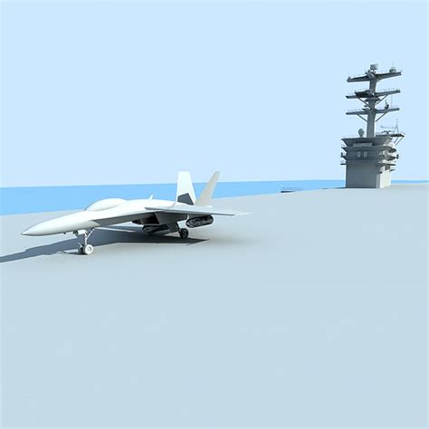 3d model uss nimitz