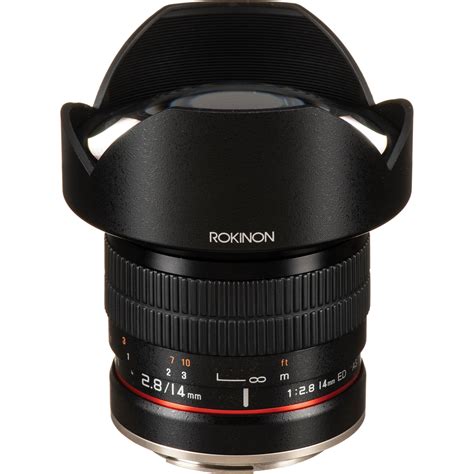 Rokinon 14mm f/2.8 IF ED UMC Lens For Canon EF with AE AE14M-C