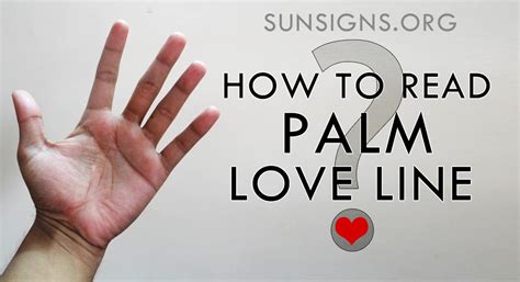 How To Read Palms: The Love Line - SunSigns.Org