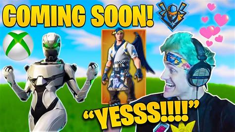 Ninja Reacts to his OWN Custom Skin SET and Xbox Exclusives COMING SOON! - YouTube