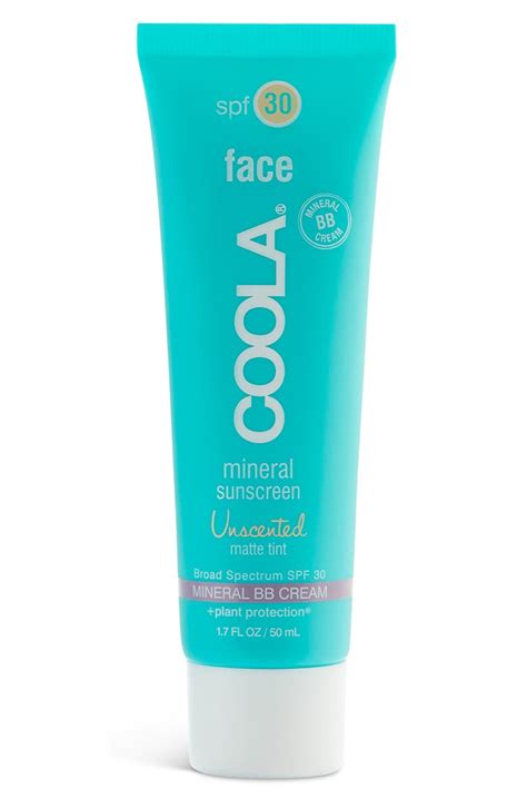 COOLA® Suncare Face Mineral Sunscreen Unscented Matte Tint Broad ...