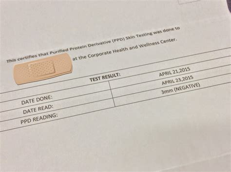 ThOuGhTs, iDeAs, oPiNiOnS, cHaTtEr: PPD Test Result