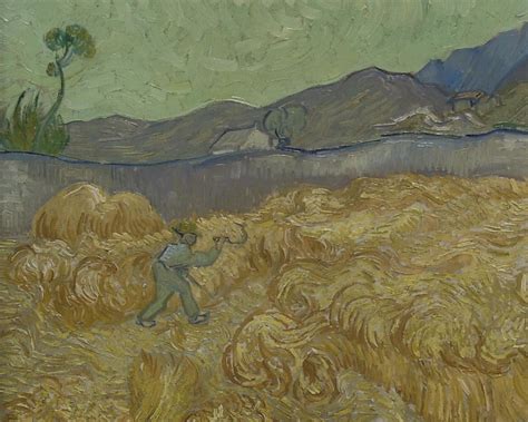 "Wheatfield with a reaper, Vincent van Gogh (1889)" / "Kor… | Flickr