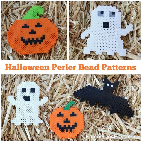 Frugal Fun for Boys - Halloween Perler Bead Patterns