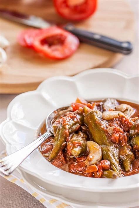 Okra & Sautéed Tomatoes | Vegetarian | Delicious Everyday