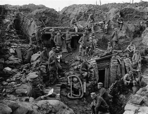 Wwi German Trench, C1916 Photograph by Granger