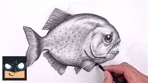 Piranha Drawing