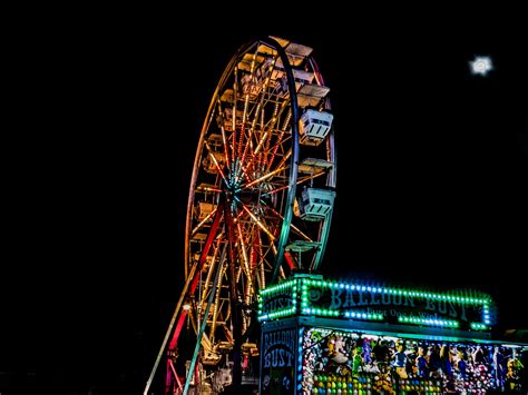 Carnival Lights And Games Free Stock Photo - Public Domain Pictures