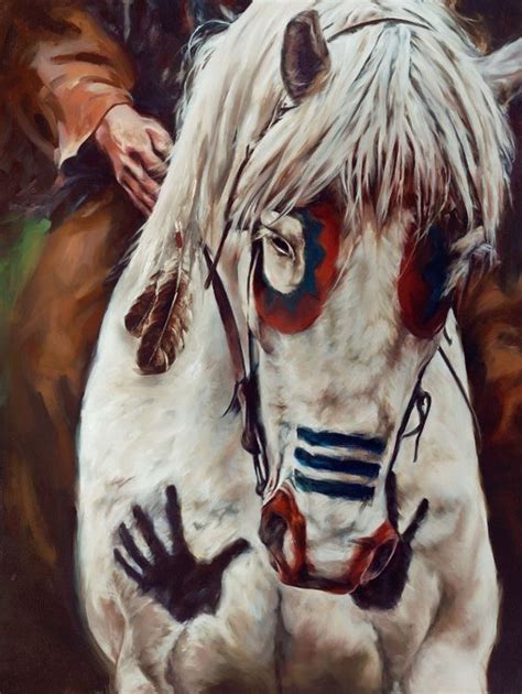 Native American War Horses | Native American Horse Painting Symbols http://www ...