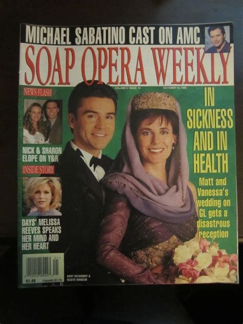 Soap Opera Weekly Magazine October 1995 Kurt McKinney Maeve Kinkead GL ...