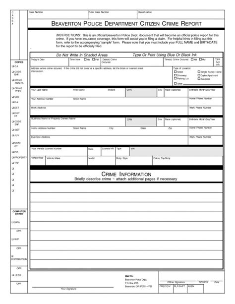 Medication Incident Report form Template Professional Police Blotter format Philippines ort ...