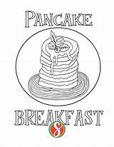 Free Pancakes Coloring Pages — Stevie Doodles sketch template