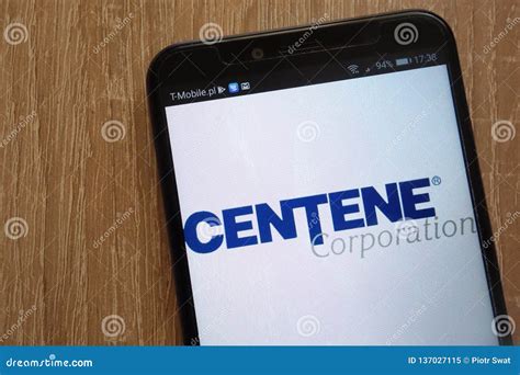 Centene Corporation Logo Displayed on a Modern Smartphone Editorial ...