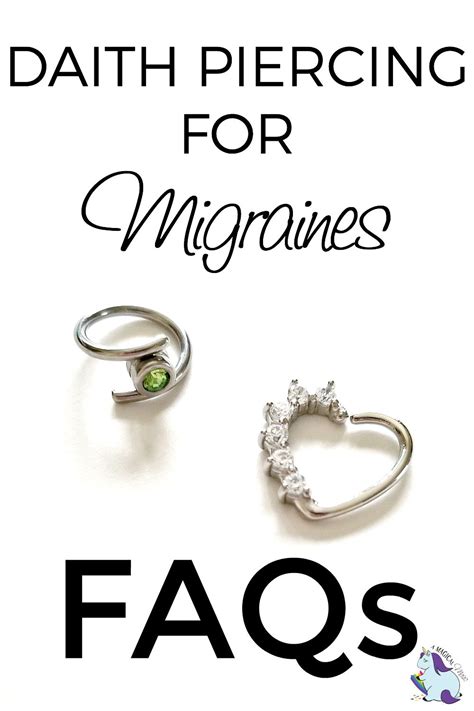 Daith Piercings for Migraines - FAQs | A Magical Mess