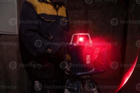 Laser equipment at a construction site 10744863 Stock Photo at Vecteezy